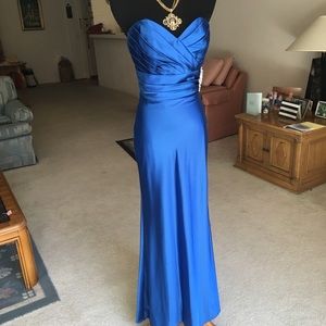 Blue gown